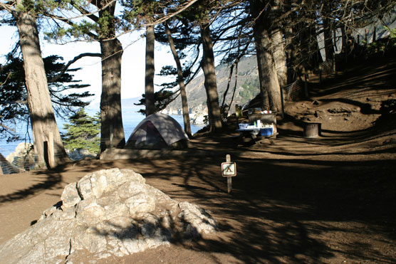 Big Sur's Best Campsites - Julia Pfeiffer Burns State Park - Campsite