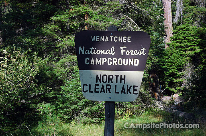 North Clear Lake Sign