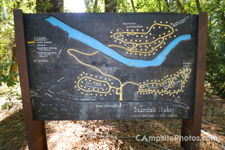 Standish-Hickey State Park Map
