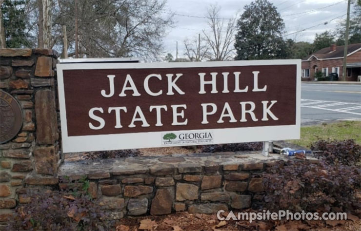 Jack Hill State Park Sign