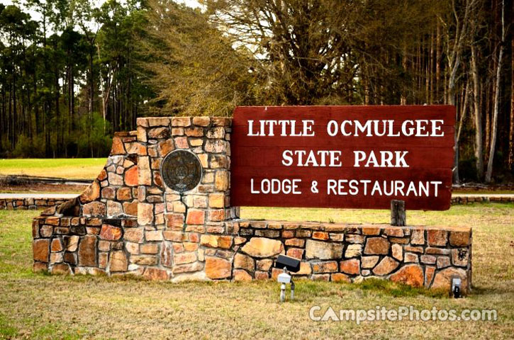 Little Ocmulgee State Park Sign