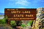 Unity Lake State Park Sign