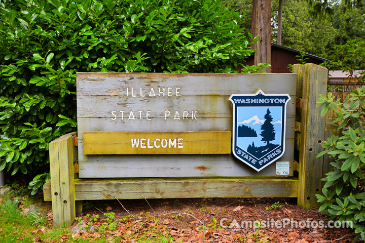 Illahee State Park Sign