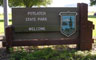 Potlatch State Park Sign