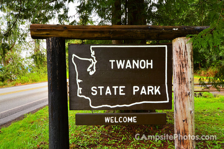 Twanoh State Park Sign