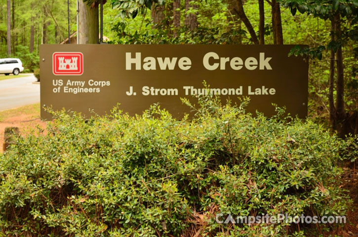 Hawe Creek Sign