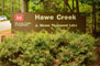 Hawe Creek Sign