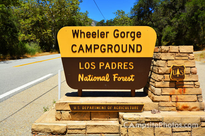 Wheeler Gorge Sign