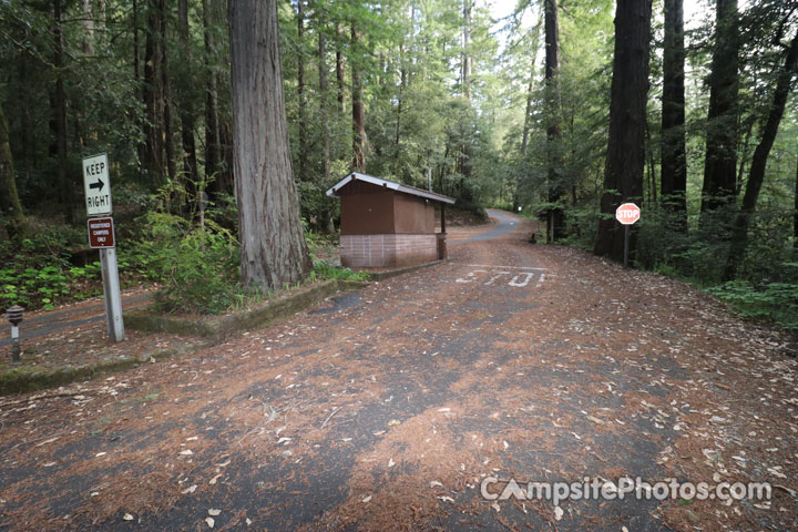 Humboldt Redwoods State Park Hidden Springs Campground Entry
