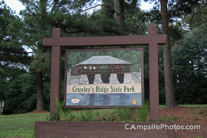 Crowleys Ridge Sign