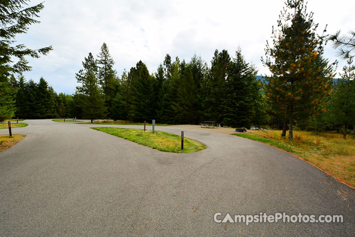 Gilmore Campground Farragut State Park Campsite 313