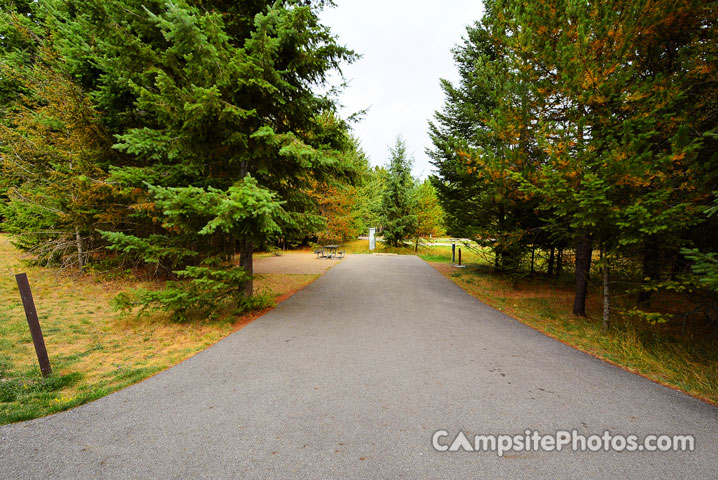 Gilmore Campground Farragut State Park Campsite 318