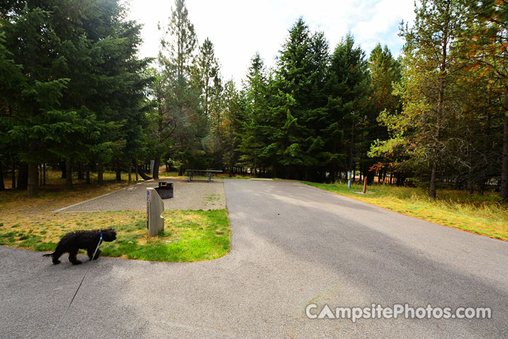 Gilmore Campground Farragut State Park Campsite 324