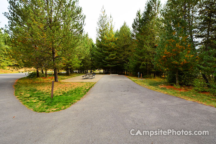 Gilmore Campground Farragut State Park Campsite 331
