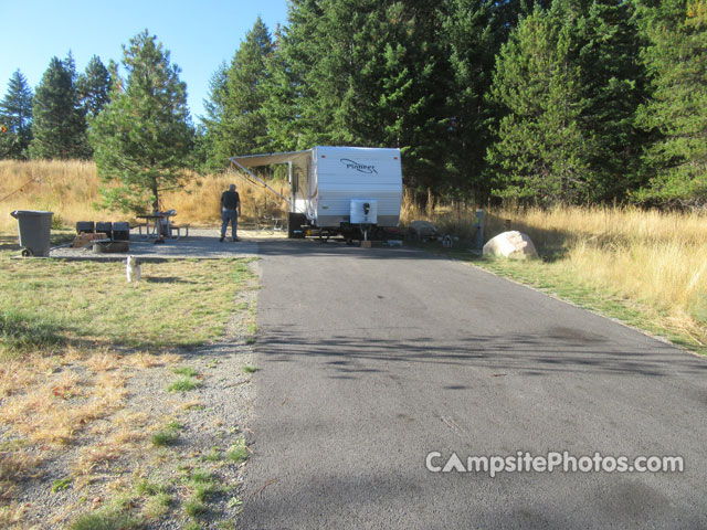 Gilmore Campground Farragut State Park Campsite 359