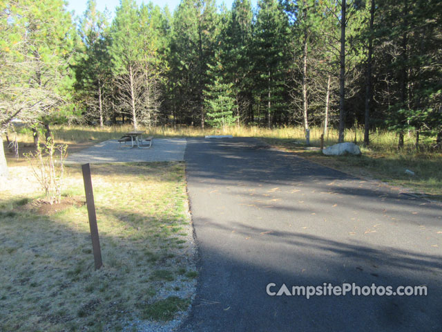 Gilmore Campground Farragut State Park Campsite 368
