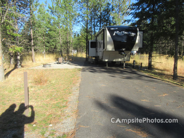 Gilmore Campground Farragut State Park Campsite 377
