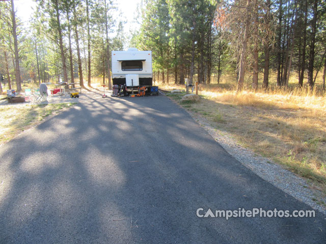 Gilmore Campground Farragut State Park Campsite 391