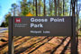 Goose Point Park Sign