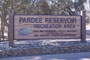 Pardee Lake Sign