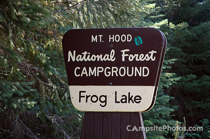 Frog Lake Sign
