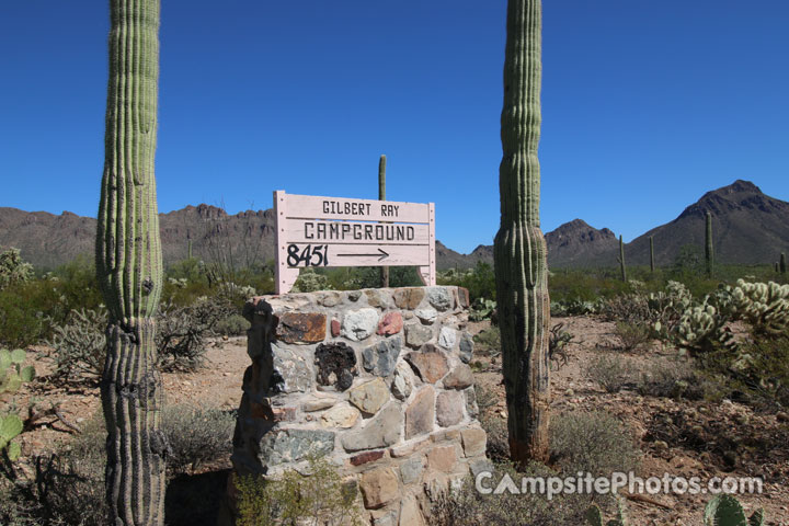 Gilbert Ray Campground Sign