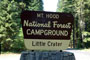 Little Crater Lake Sign