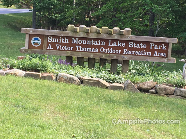 Smith Mountain Lake State Park Sign