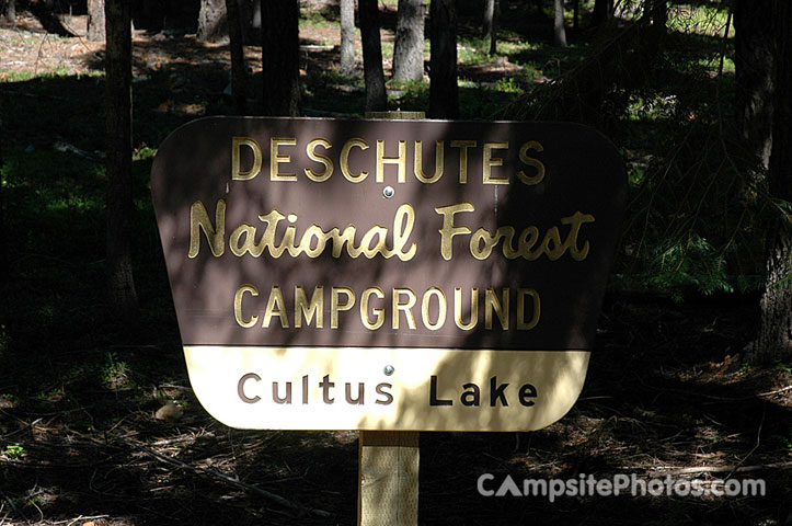 Cultus Lake Sign