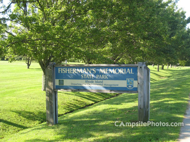 Fishermens Memorial State Park Sign