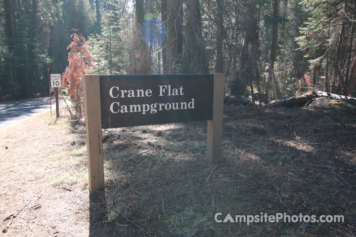 Crane Flat Sign