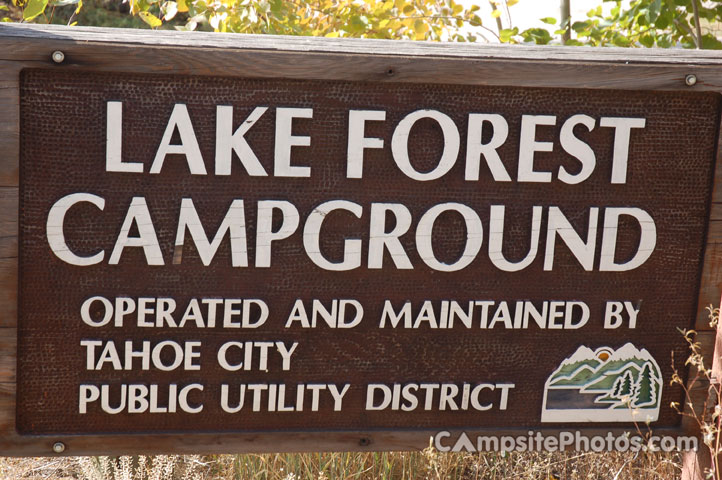 Lake Forest Sign