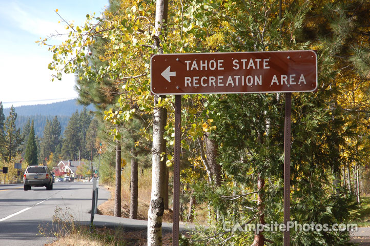 Tahoe SRA Sign