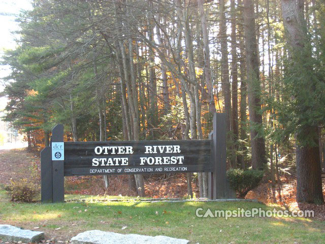 Otter River State Forest Sign