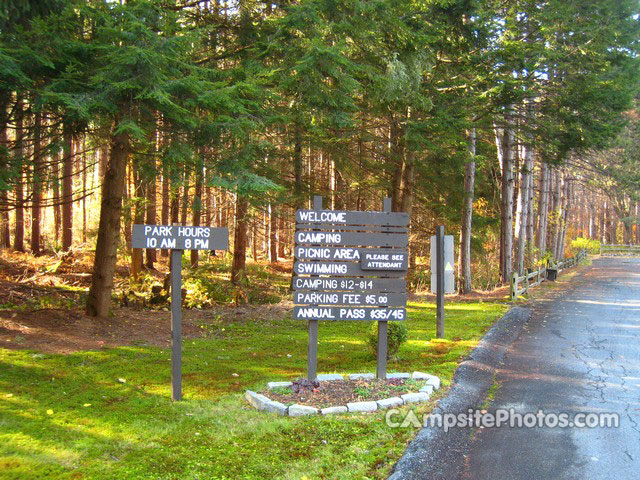 Otter River State Forest signage