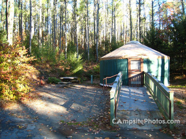 Otter River State Forest yurt4