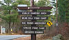 Bear Brook State Park Sign
