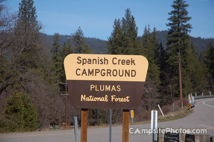 Spanish Creek Sign