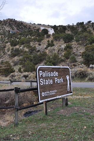 Palisade State Park Sign