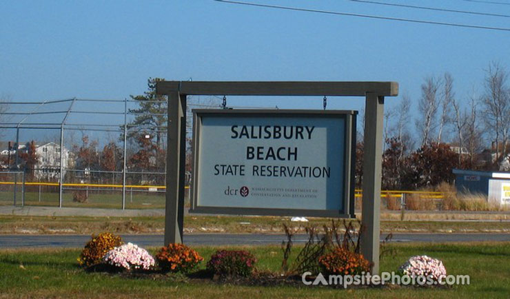 Salisbury Beach State Reservation sign
