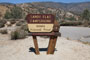Sandy Flat Campground Sign