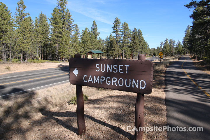 Bryce Canyon Sunset Sign