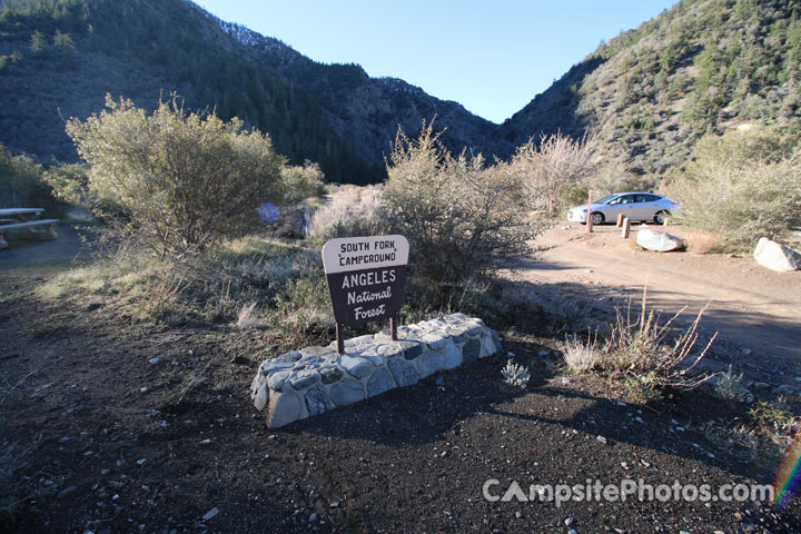 South Fork Angeles National Forest Sign