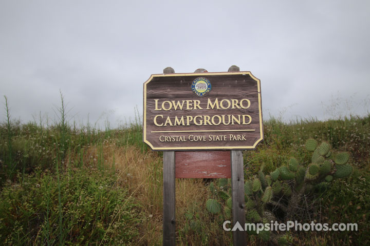 Crystal Cove State Park Lower Moro Sign