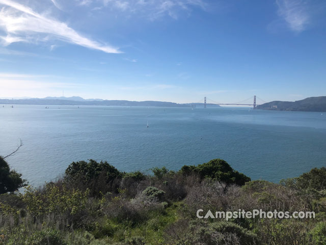 Angel Island State Park Golden Gate Bridge View