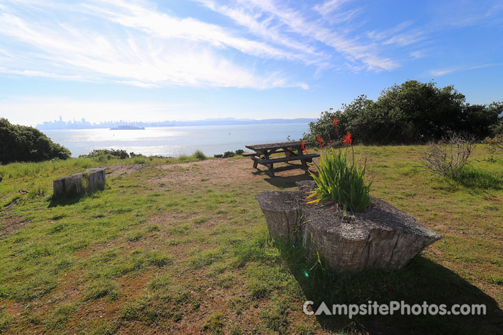 Angel Island State Park Picnic Area San Francisco View