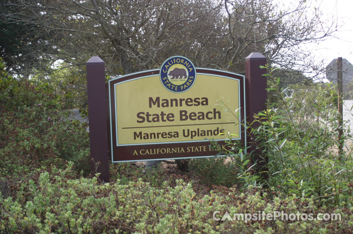 Manresa State Beach Sign