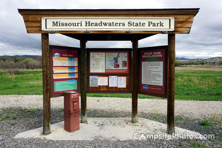 Missouri Headwaters State Park Sign