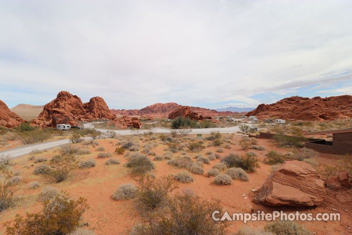 Valley of Fire Atlatl Rock Campground View