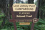 Lost Johnny Point Campground Sign